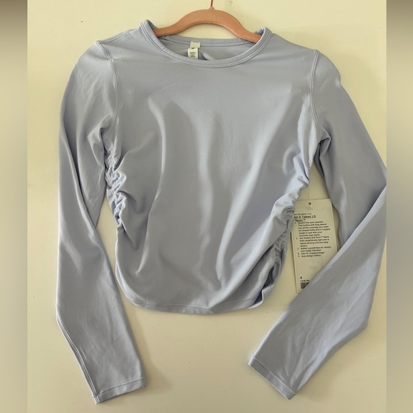 Lululemon Athletica Light Purple Long Sleeve Top - Picture 2 of 5